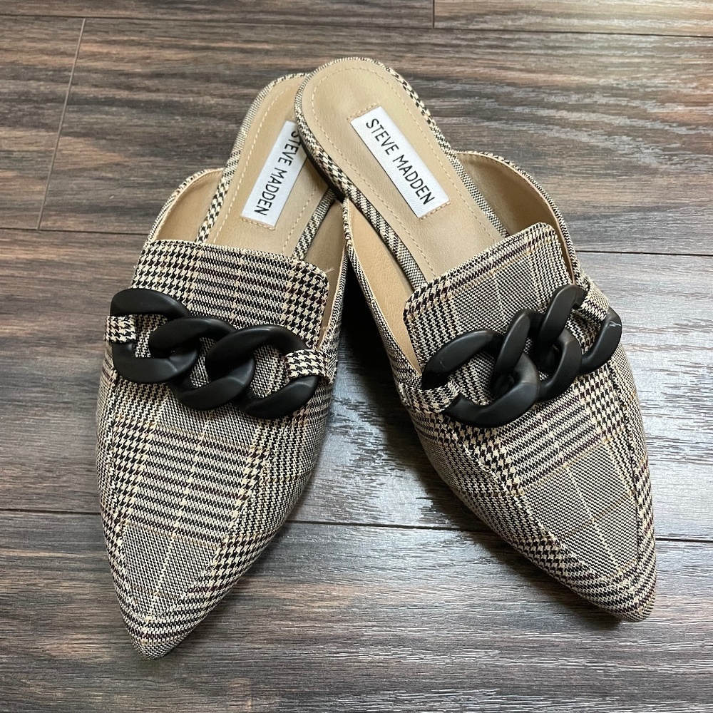 STEVE MADDEN FLEUR POINTED TOE MULE SZ 7